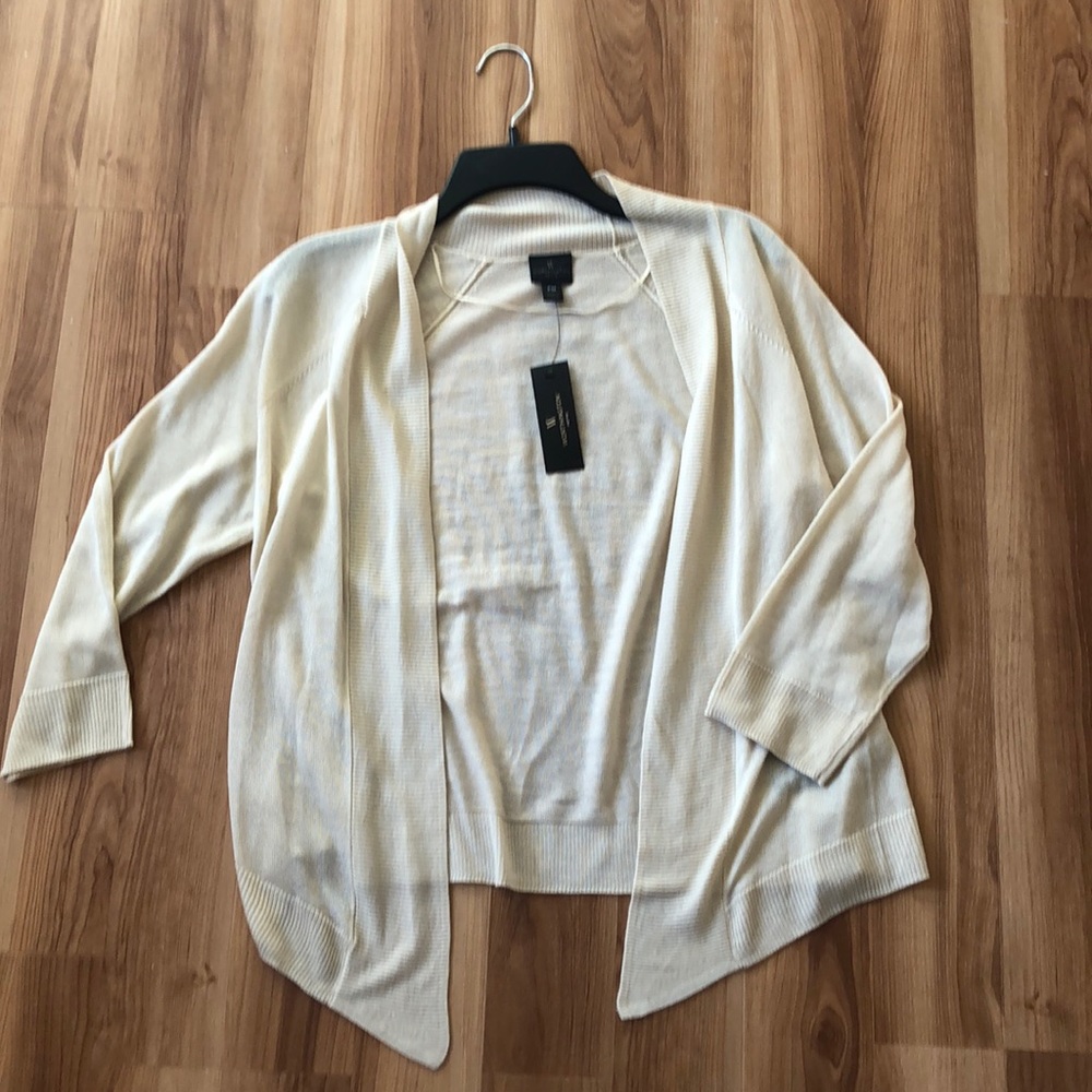 petite cream cardigan